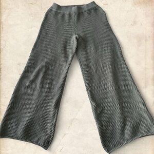 Gray Knit Pants